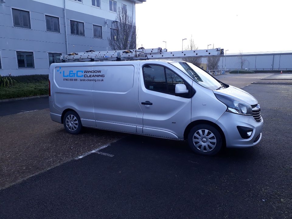 L&C Window Cleaning Van